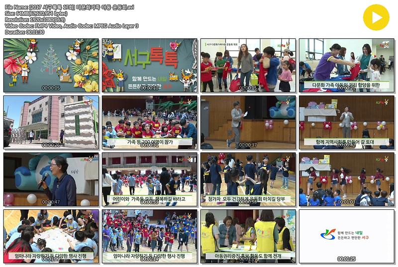 [2017 서구톡톡 17회] 다문화가족 아동 운동회 사진